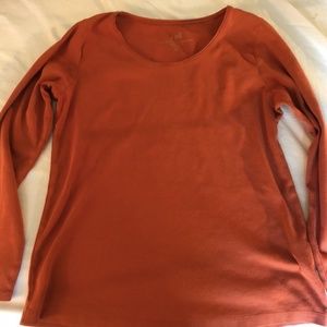Pima Scoopneck Long Sleeved T-shirt PM